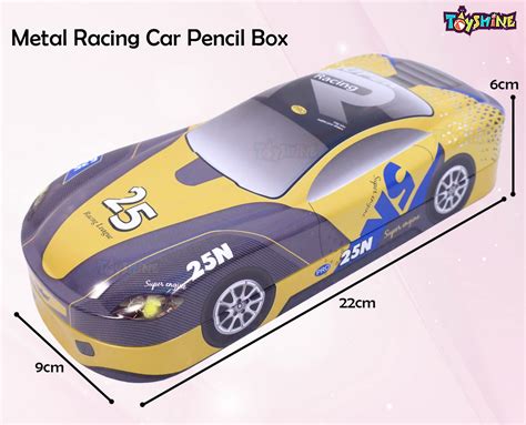 metal car pencil box|kids geometry box.